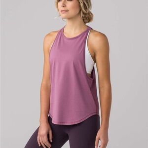 Lululemon Sweat Date Tank Top in Figue